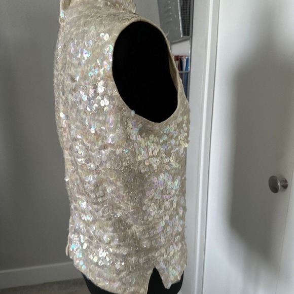 Vintage Cyn Les Hand Beaded Wool Cardigan Sweater British Hong Kong EU 4O - Picture 5 of 6